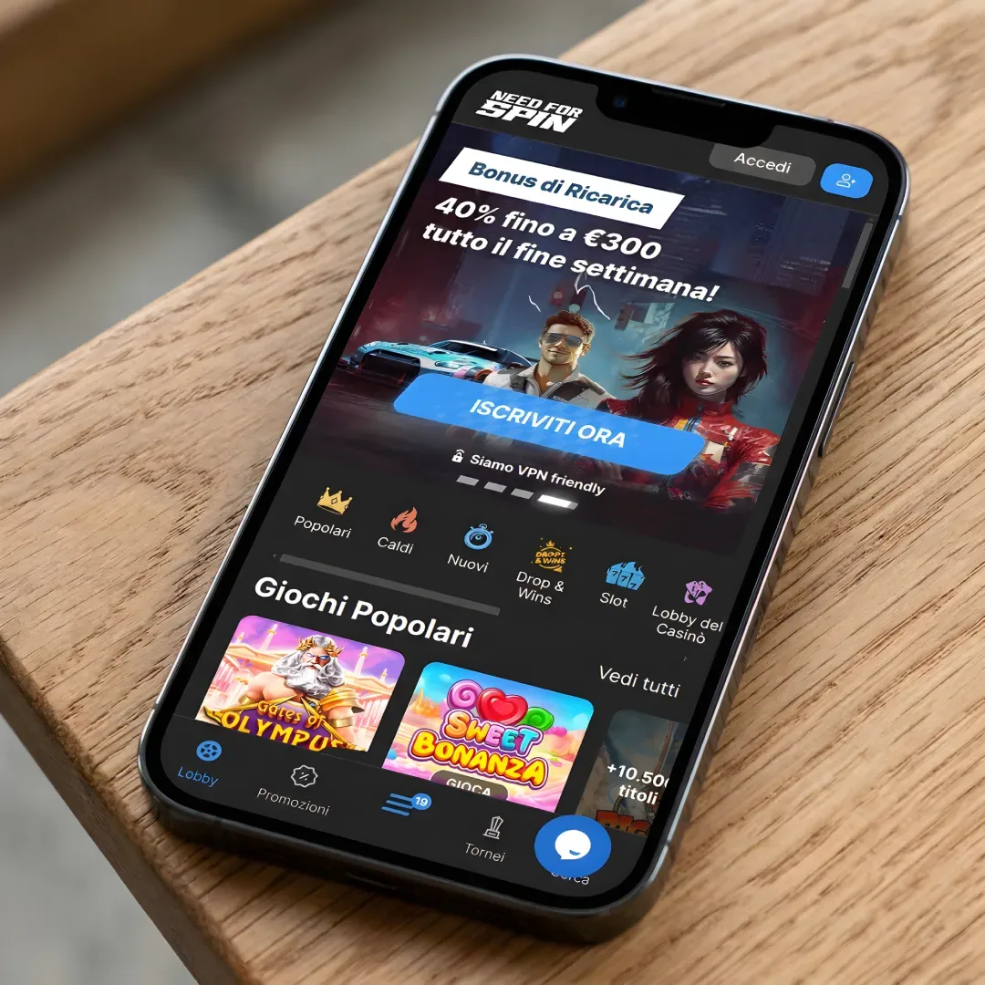 Giochi casino - lobby slot con Gates of Olympus, Sweet Bonanza e oltre 10.500 titoli